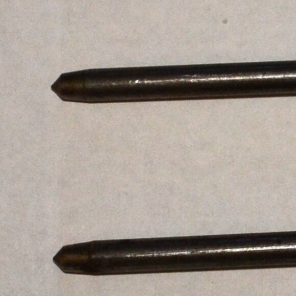 Pair Of Vintage Knife Sharpeners Unmarked Bakelite Yellow Handles Retro Kitchen - Picture 5 of 5